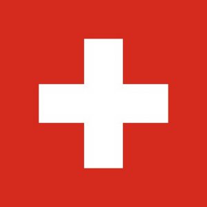 La bandiera quadrata della Svizzera
