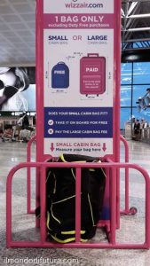 Wizzair: Nuove regole per il bagaglio a mano | ViaggiCheSogni