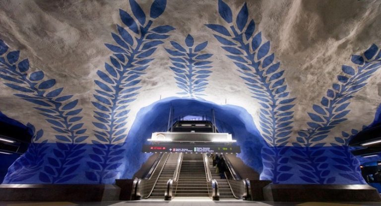 La metropolitana di Stoccolma