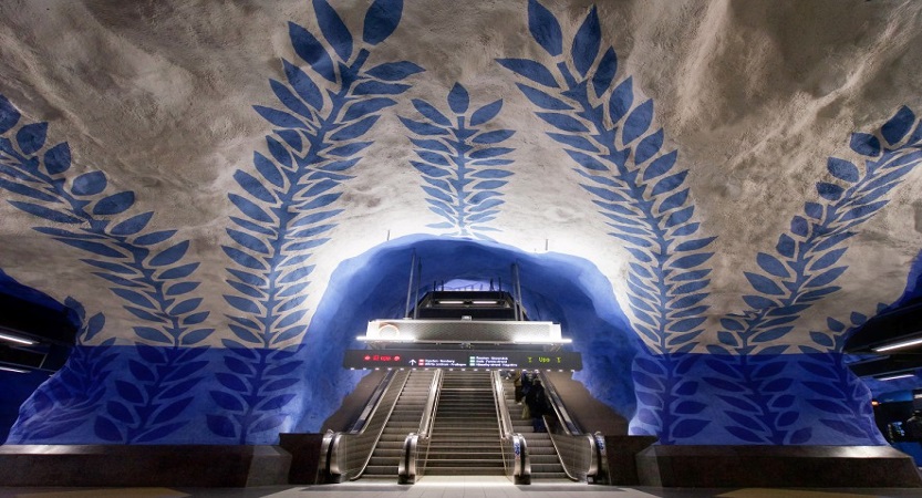 Al momento stai visualizzando La metropolitana di Stoccolma